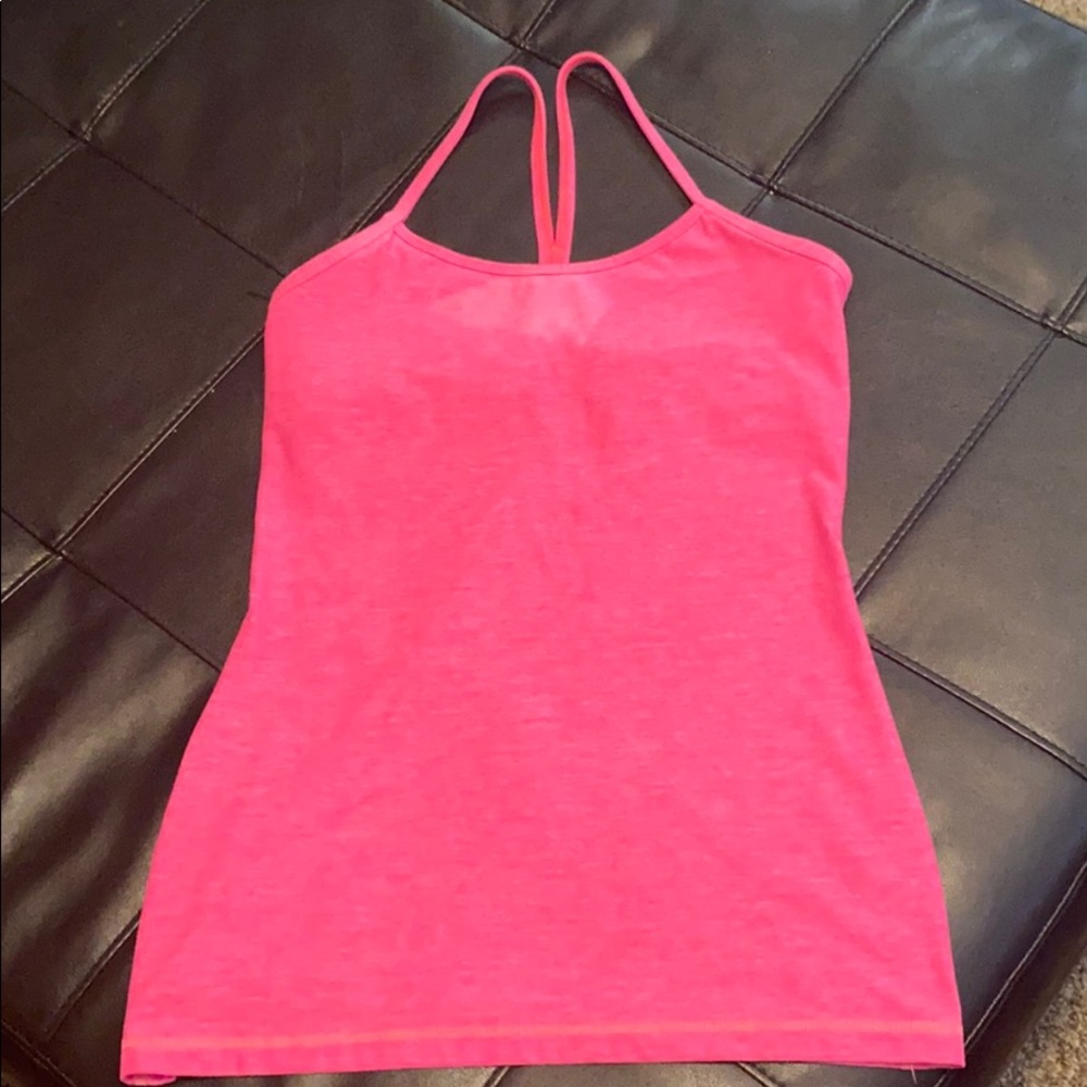 Lululemon Power Y Tank Pink
